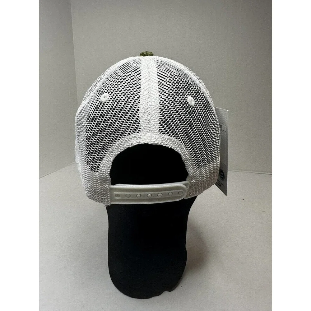 RTIC Trucker Hat Cap Olive Green White Mesh Back Adjustable Snapback NEW